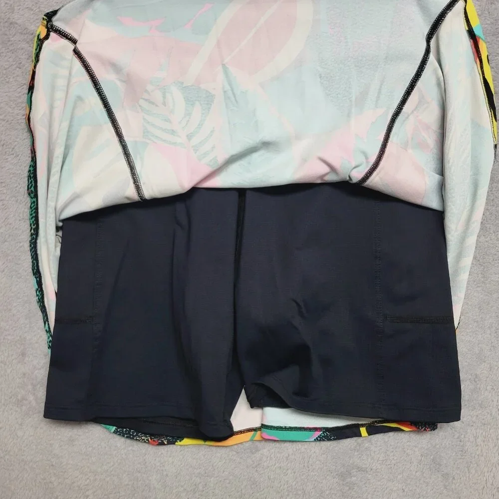 Dona Jo Skort Womens 1 Skirt Tropical Golf Tennis Pickleball Casual - Picture 5 of 9